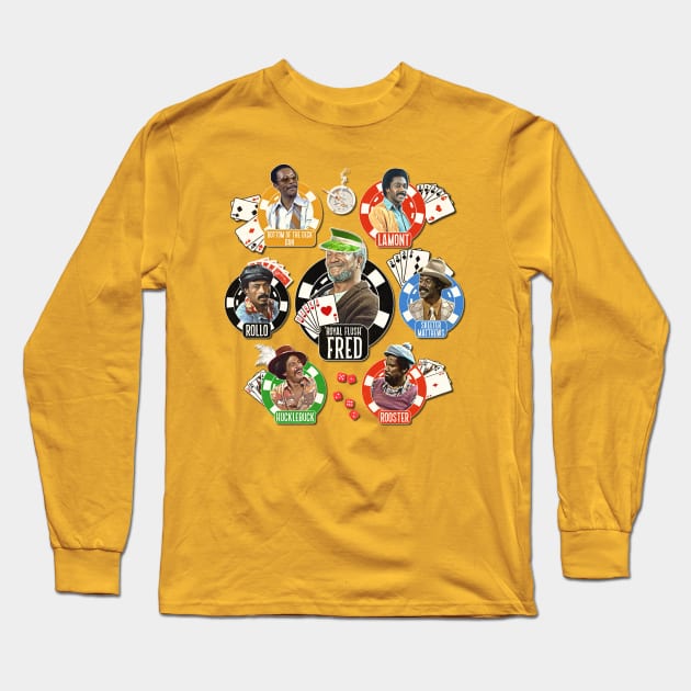 The Card Sharps Long Sleeve T-Shirt by darklordpug